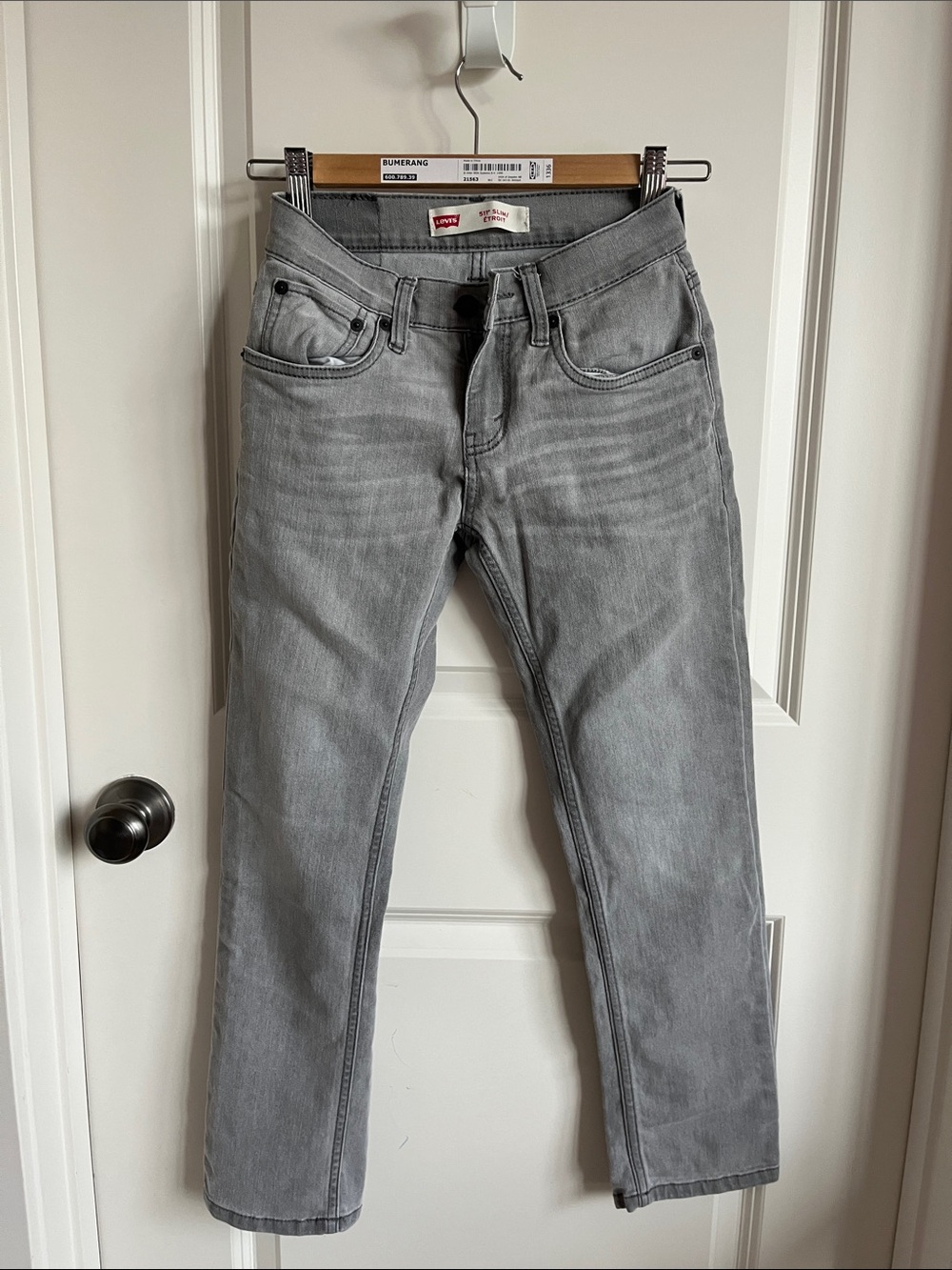 Levi's Kids Gray Slim Straight Jeans